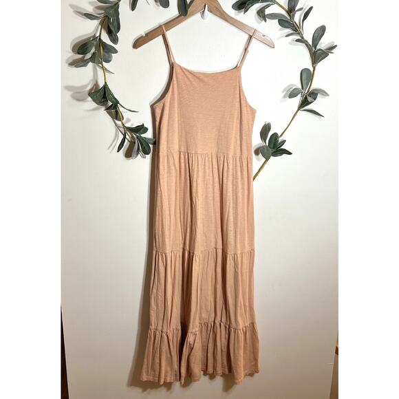 Z Supply Peach Tiered Maxi Dress LAST CALL - Picture 1 of 7